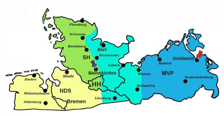 Ihr zuständigen Ansprechpartner bei der E.G. Lochmann KG nach Region