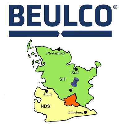 Vertretungsgebiete der E.G. Lochmann KG - BEULCO Rohrverschraubungen Wasserzählergarnituren, mobile Wasserversorgungr Wärme Systeme 